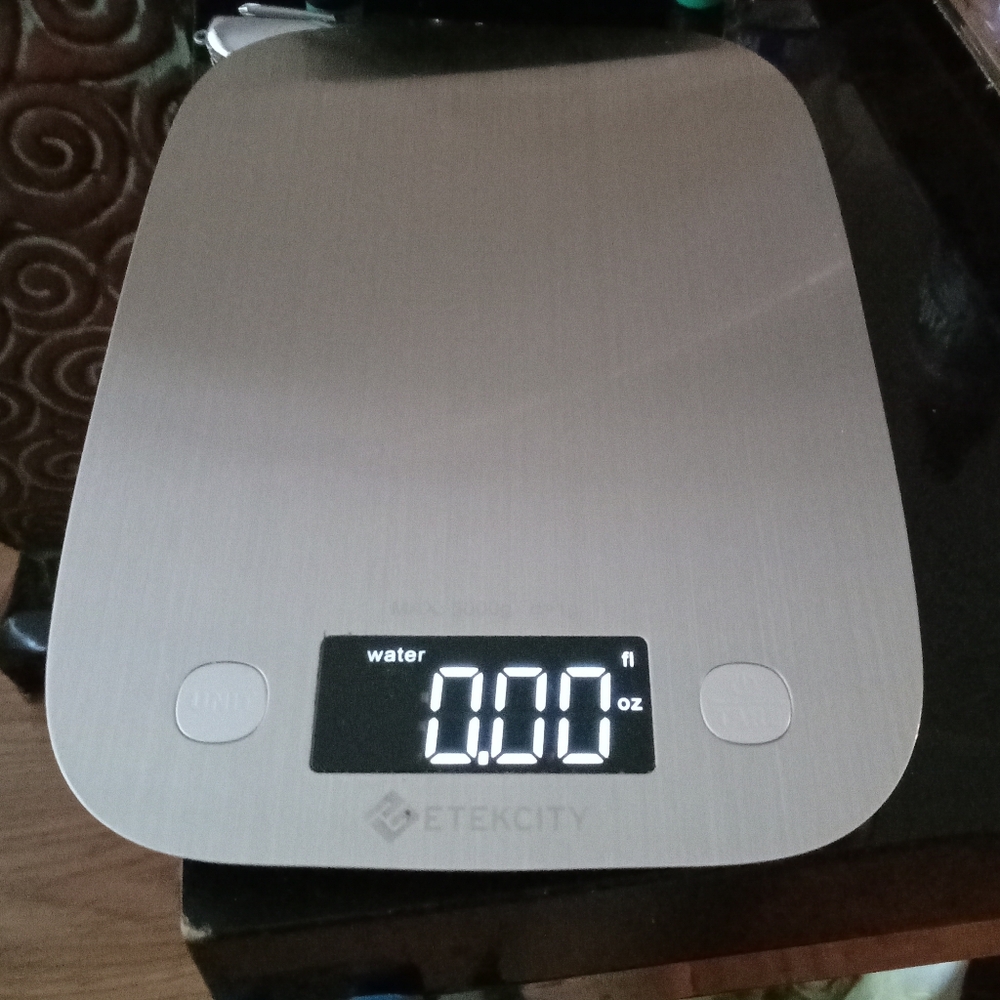 Kitchen scale stainless steel digital reading